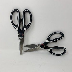 Orgalif Kitchen Shears - Stainless Scissors Set 2